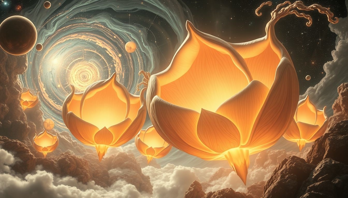 Dromen over gigantische zaden symboliseren krachtige nieuwe levensfasen.