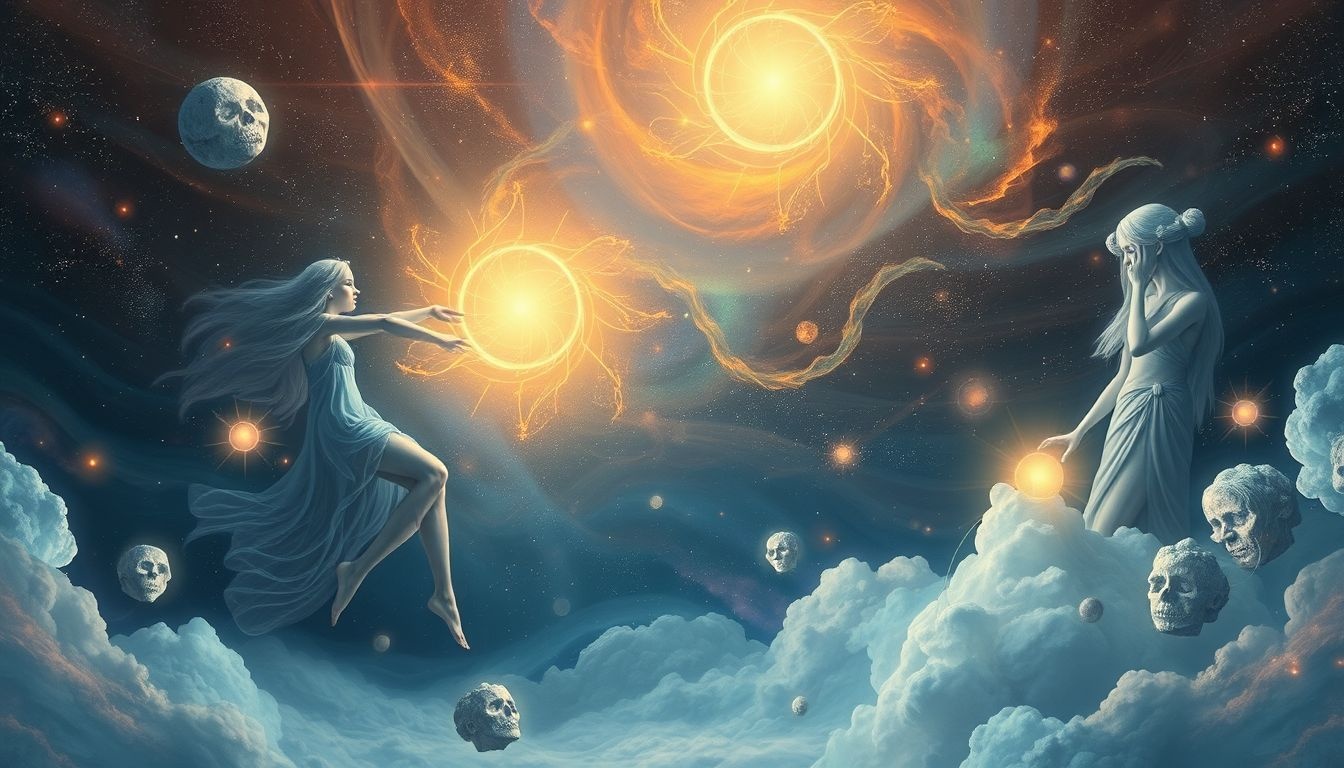 Dromen over licht creëren symboliseert hoop en nieuwe inzichten.