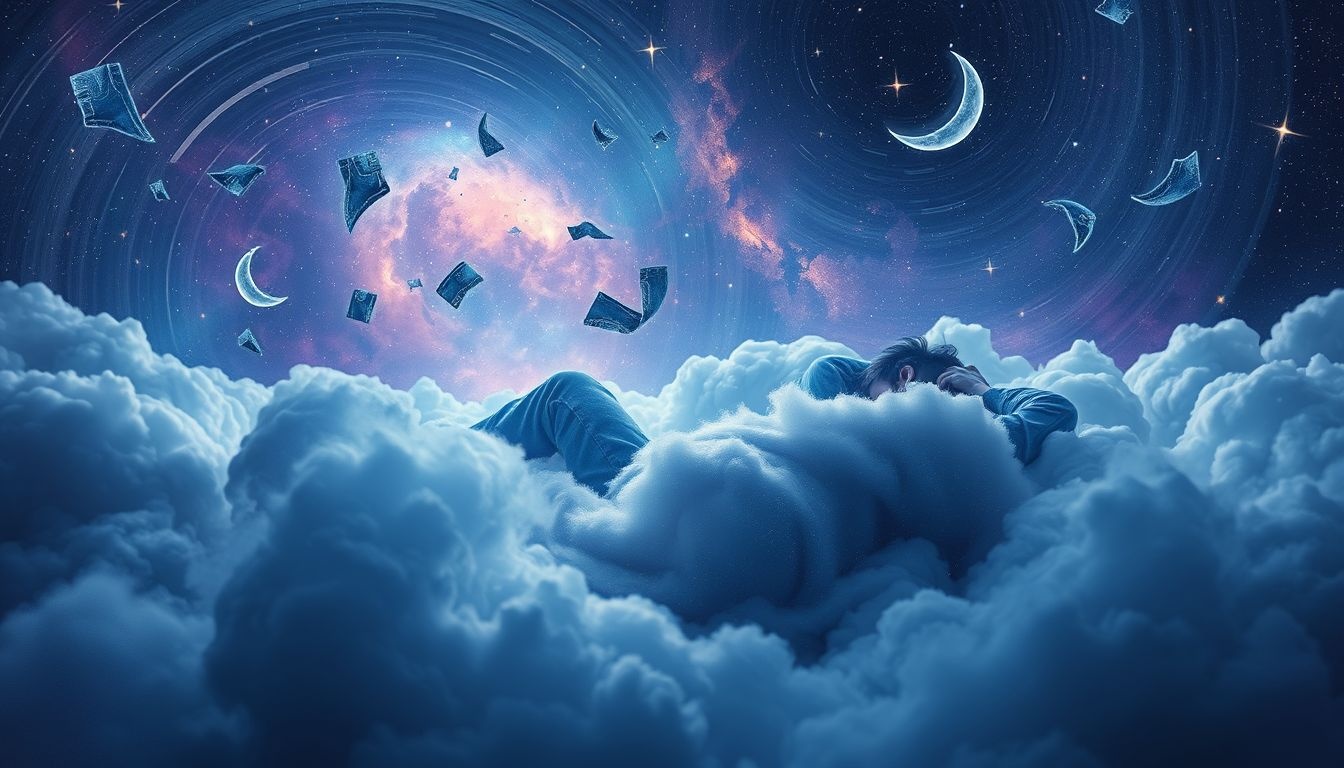 Dromen over spijkerbroeken in bed symboliseren comfort en kwetsbaarheid.