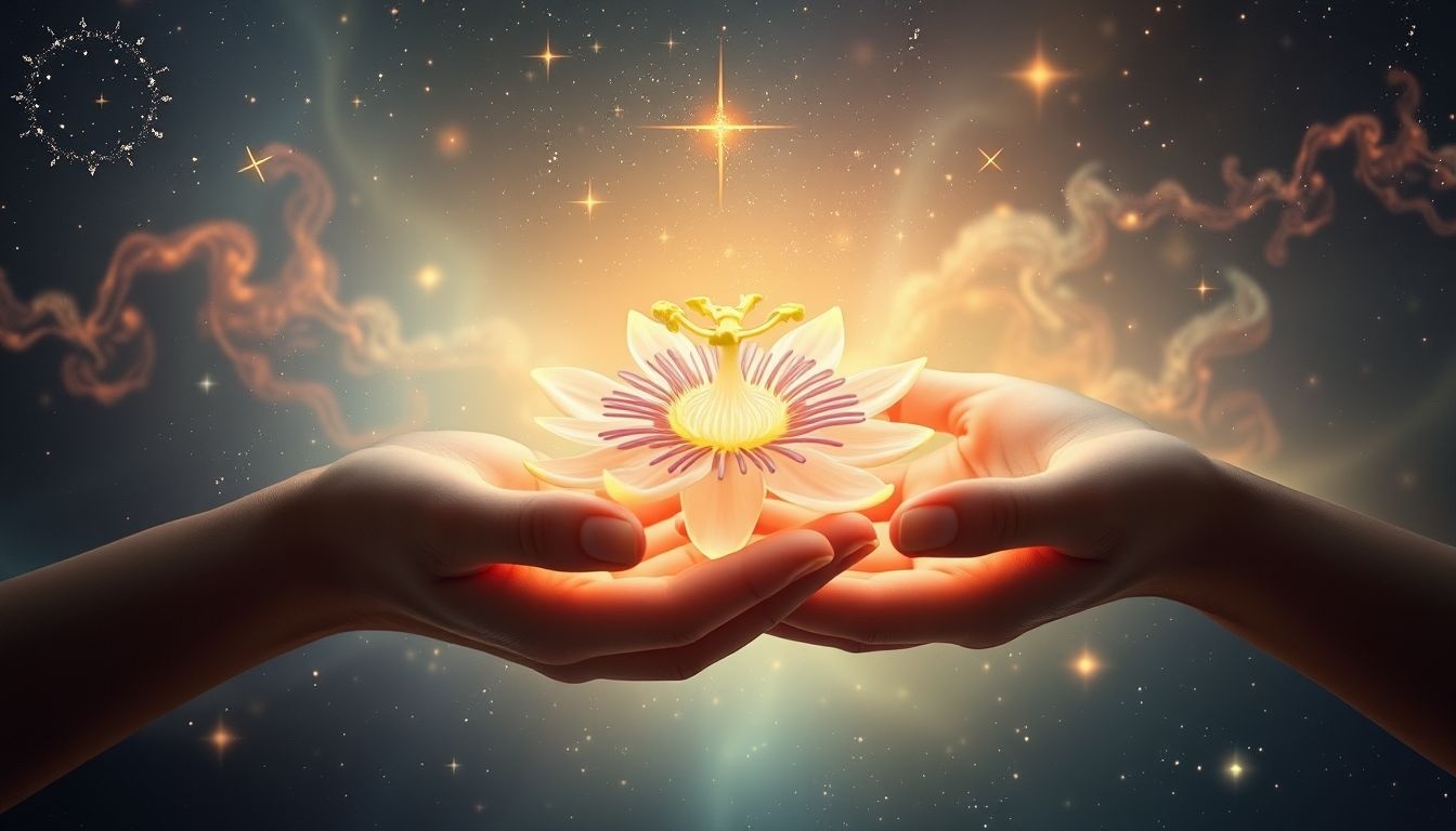 Dromen over passiebloemen symboliseren vaak innerlijke passie en spirituele groei.