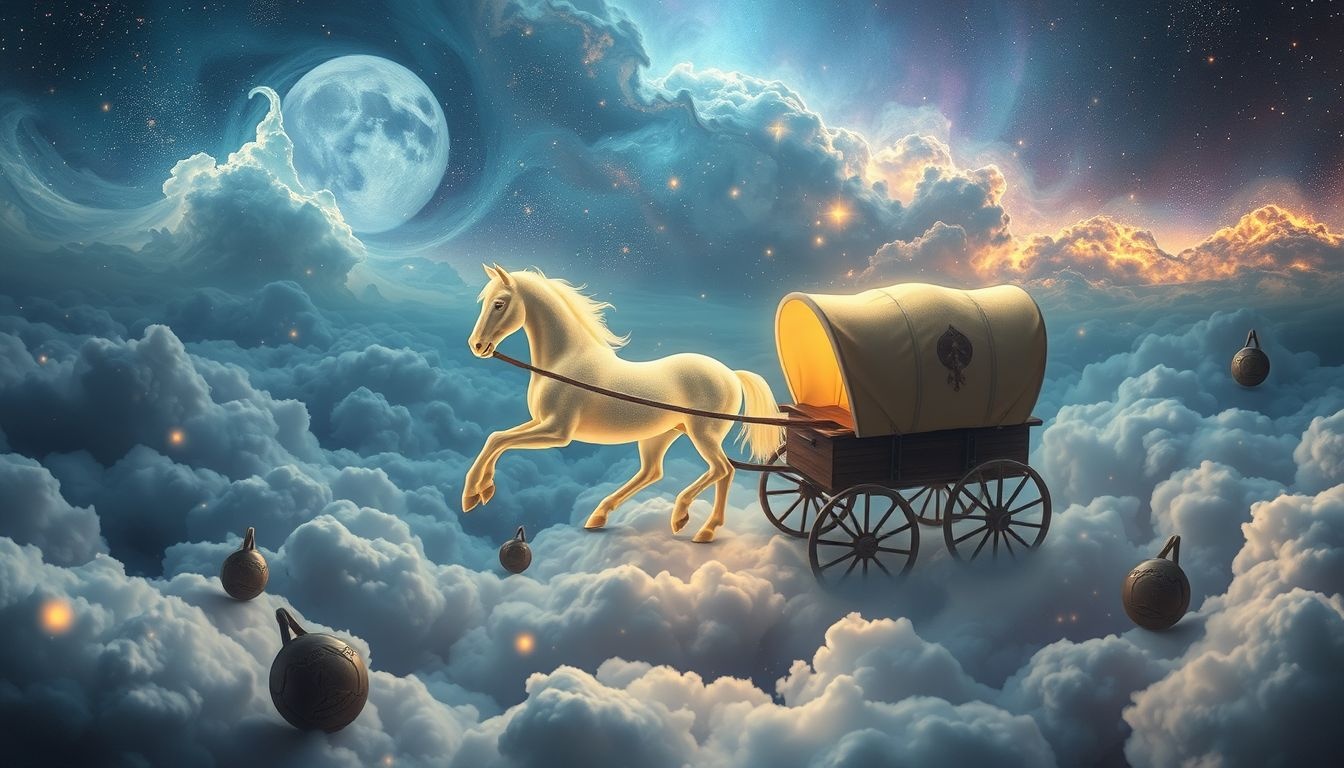 Dromen over paard en wagen symboliseren kracht en verantwoordelijkheid.