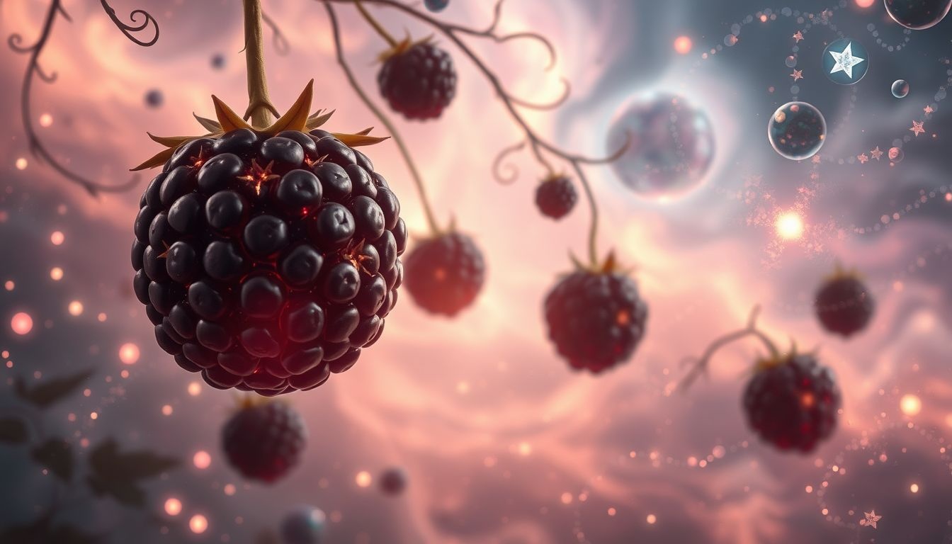 Dromen over rijpe bramen symboliseren vaak succes en overvloed.