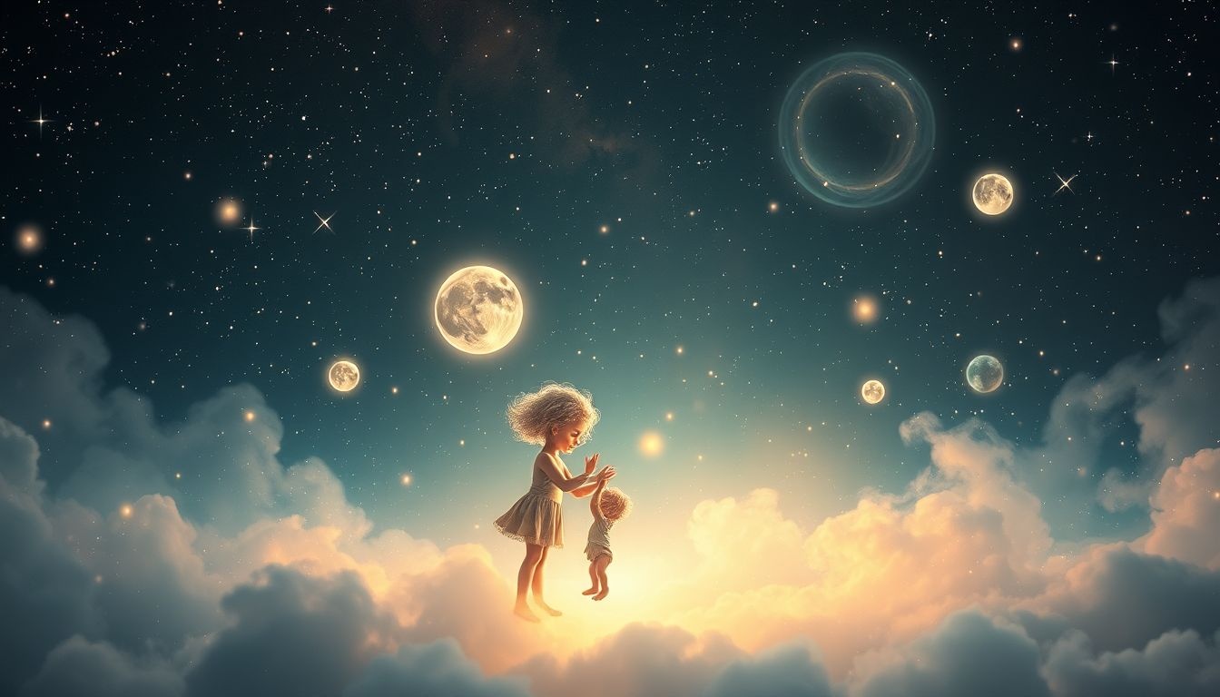 Dromen over spelen met een kind symboliseert innerlijke onschuld en vreugde.