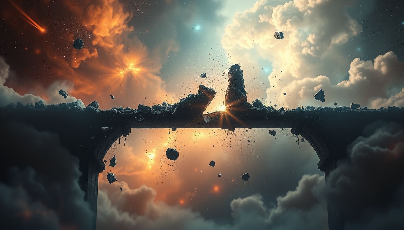 Dromen over het vernielen van een brug symboliseert het verbreken van verbindingen.