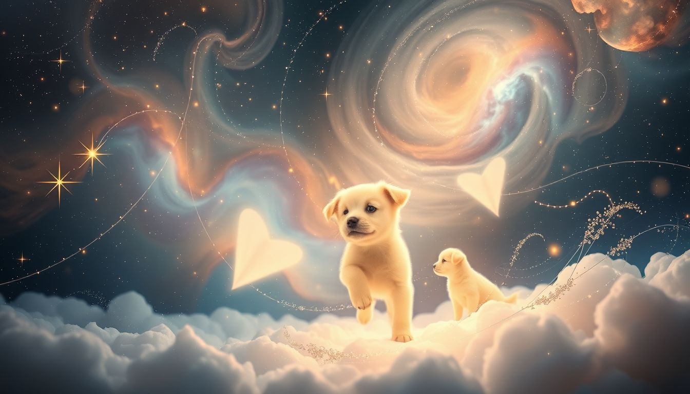 Dromen over het vinden van een puppy symboliseert nieuw geluk en vriendschap.