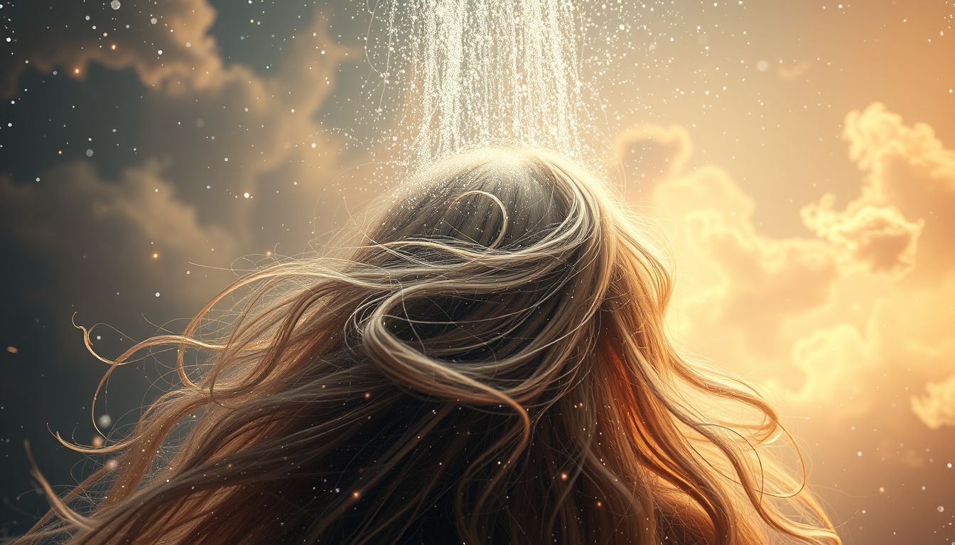 Dromen over haar wassen symboliseert zuivering en mentale vernieuwing.