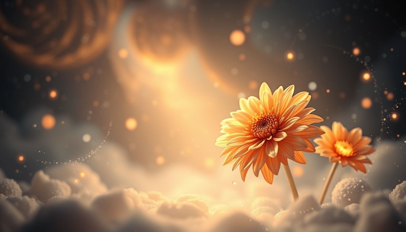 Kleine dahlia’s symboliseren bescheidenheid en diepe dankbaarheid in dromen.