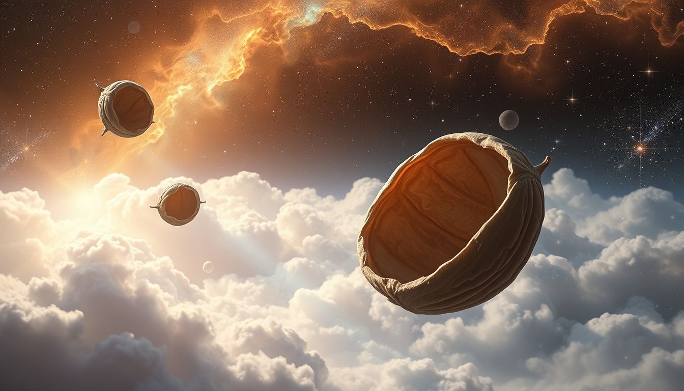 Dromen over lege walnotenschalen symboliseren gemiste kansen en leegte.