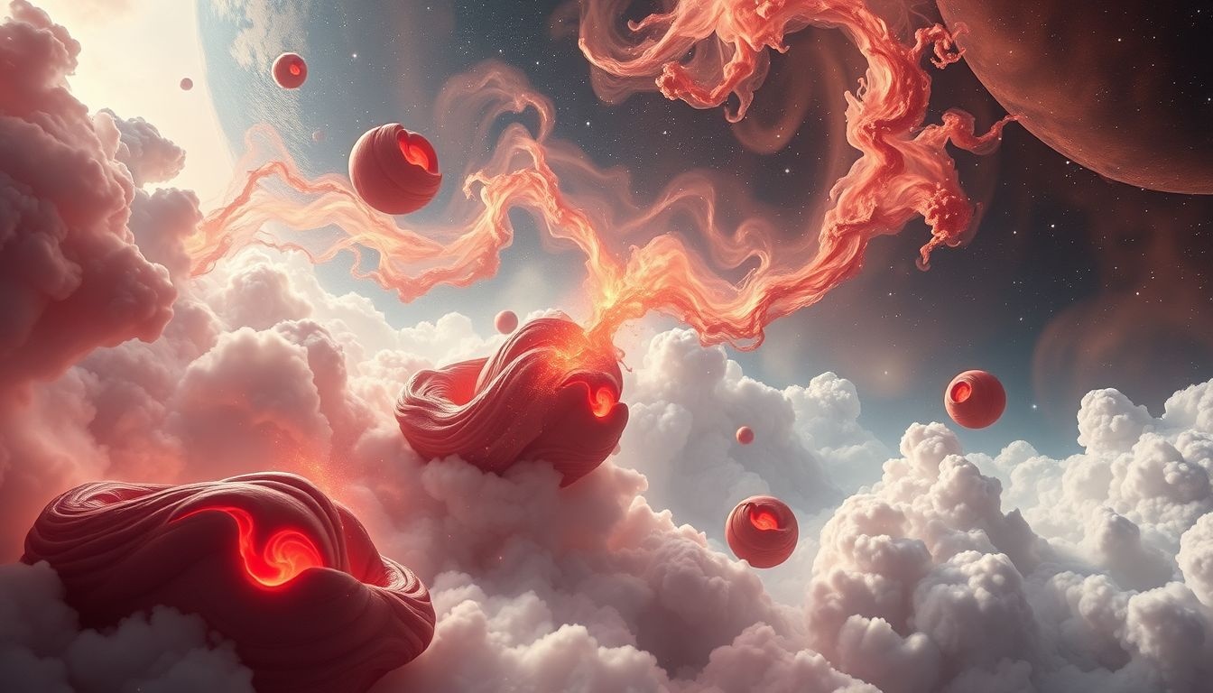 Rode klei symboliseert passie en verbinding in je dromen.