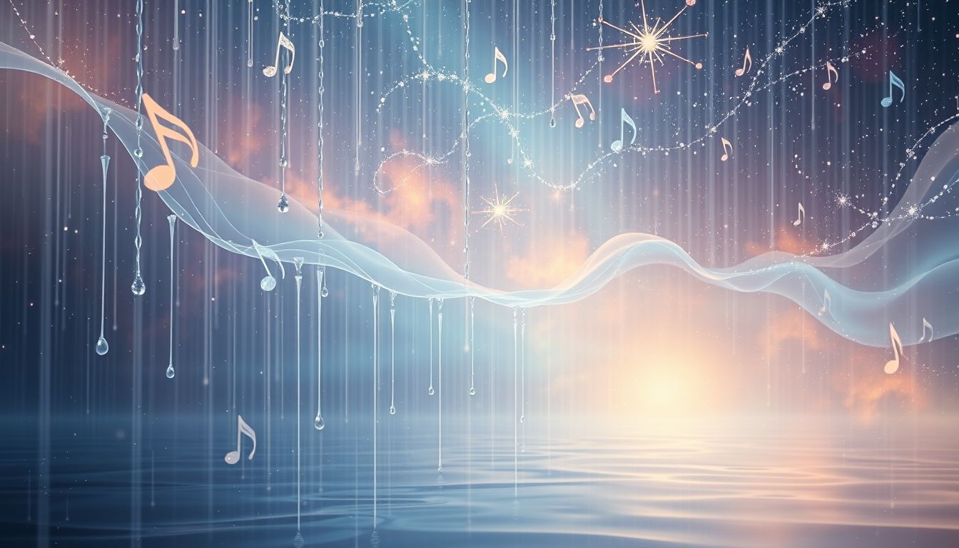 Dromen over rouwmuziek en regen symboliseren emotionele zuivering en troost.