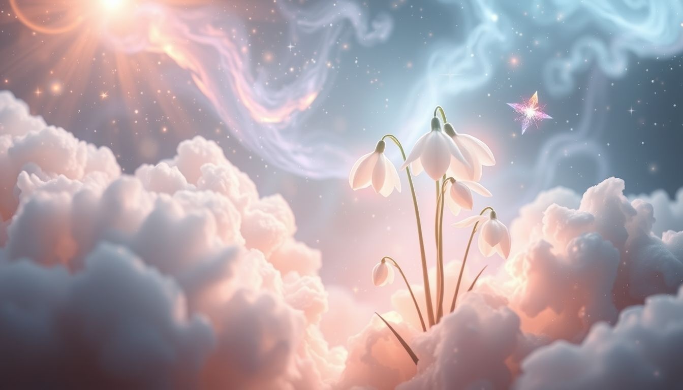 Dromen over sneeuwklokjes symboliseren vaak spirituele ontwaking en hoop.