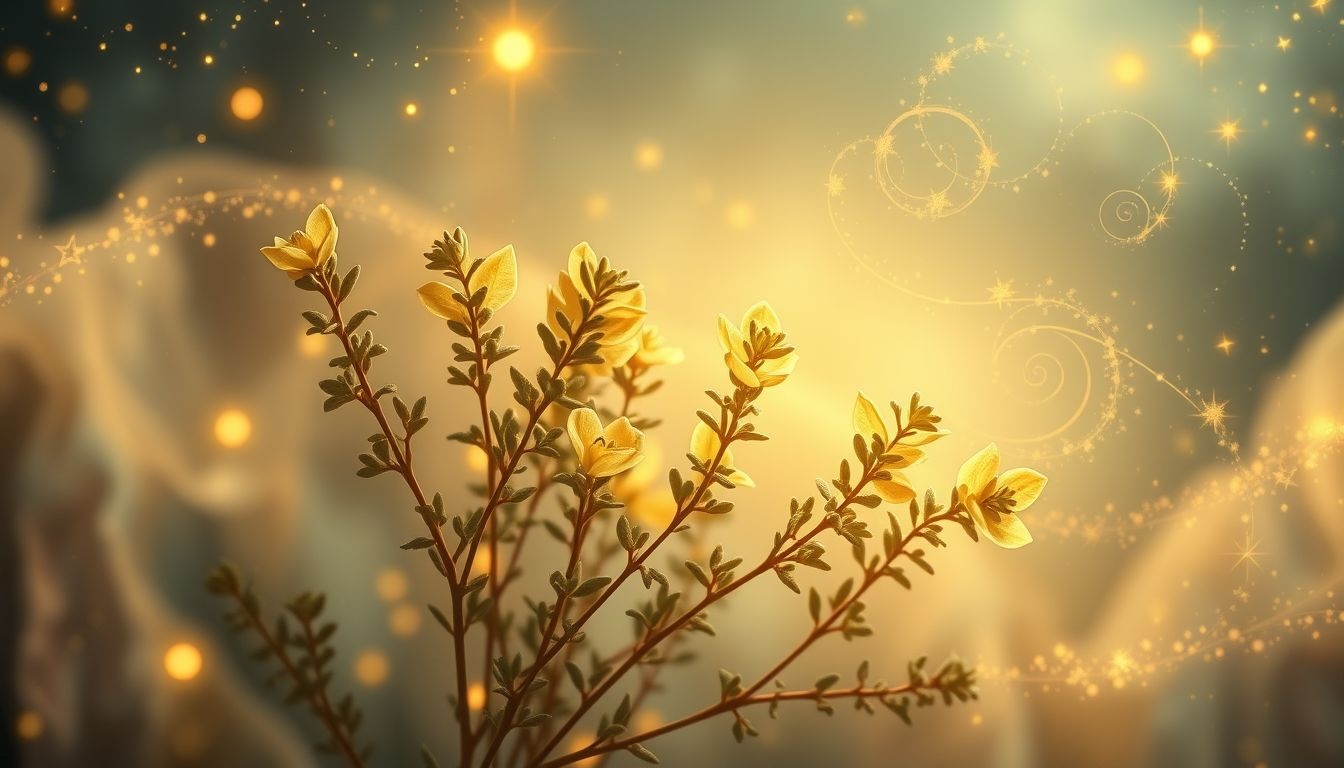 Dromen over tijm symboliseert moed, kracht en bescherming in jezelf.