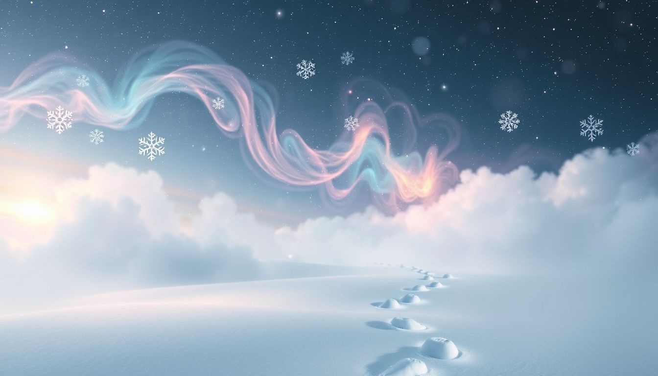 Dromen over verdwalen in sneeuw symboliseert onzekerheid en nieuwe start.