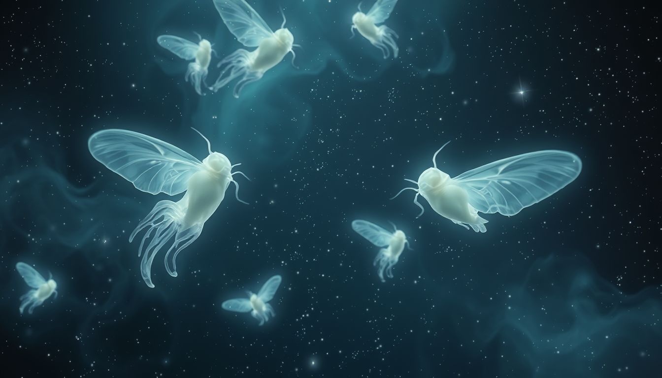 Witte zijderupsen symboliseren zuiverheid en spirituele transformatie in dromen.