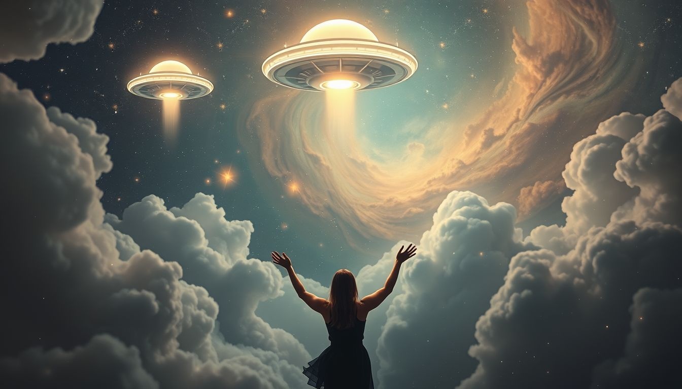 Dromen over UFO’s weerspiegelen verlangen naar het onbekende en avontuur.