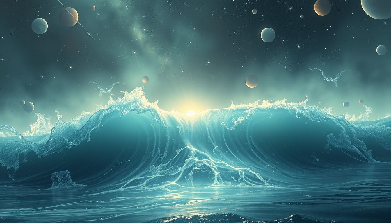 Een onverwachte overstroming symboliseert vaak emotionele overweldiging.