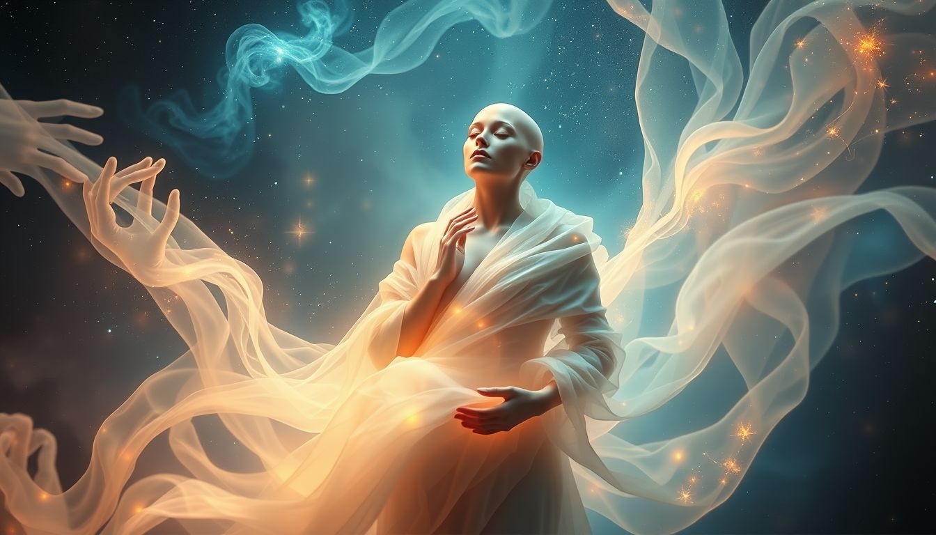 Een bodywrap in dromen symboliseert zelfzorg en innerlijke transformatie.