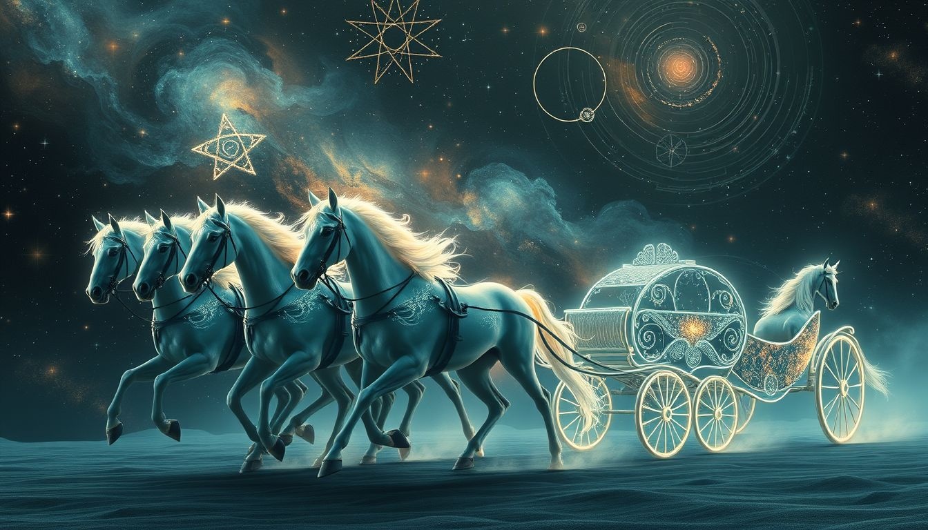 Een span paarden symboliseert samenwerking en gezamenlijke kracht in dromen.