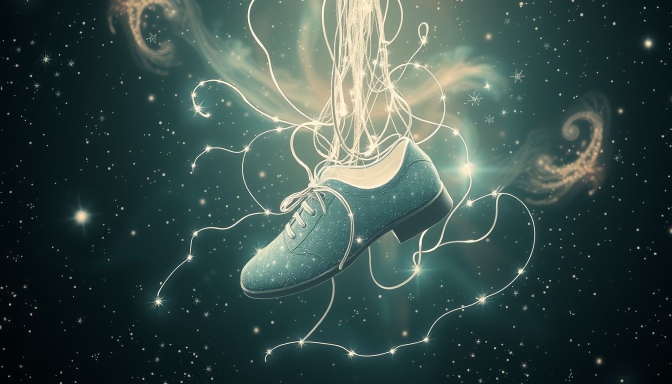 Vastzittende schoenen symboliseren vaak belemmeringen in je persoonlijke groei.