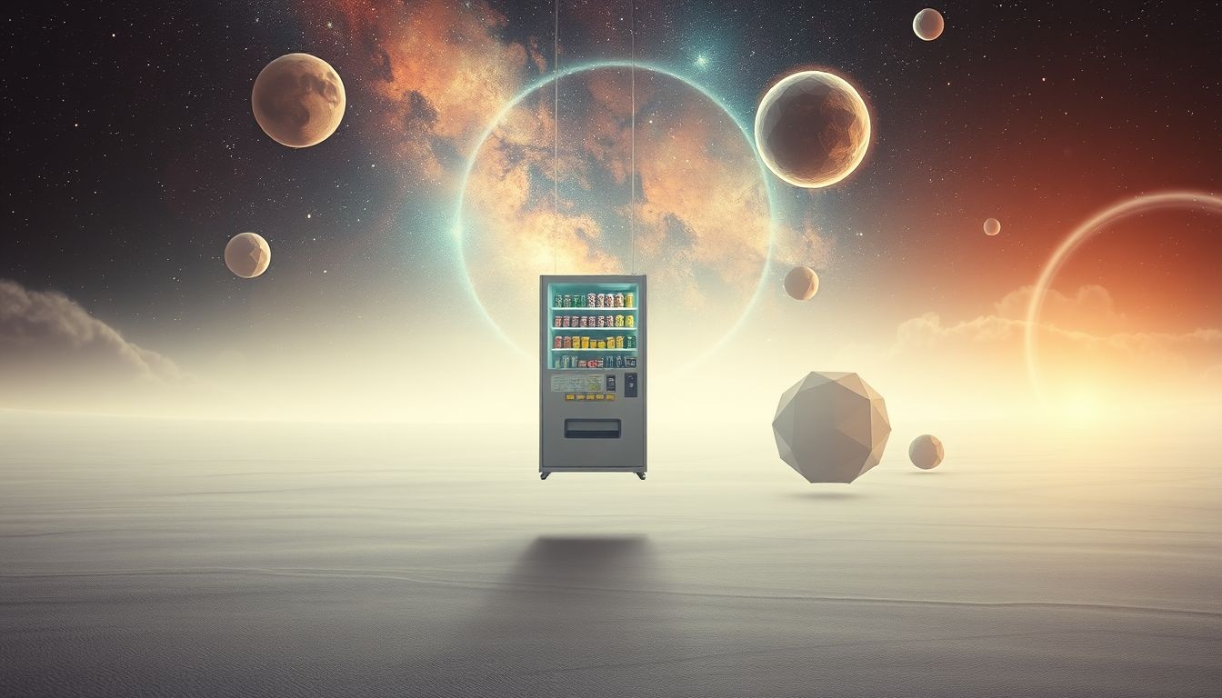 Dromen over automaten in verlaten plekken symboliseren verborgen kansen en isolatie.