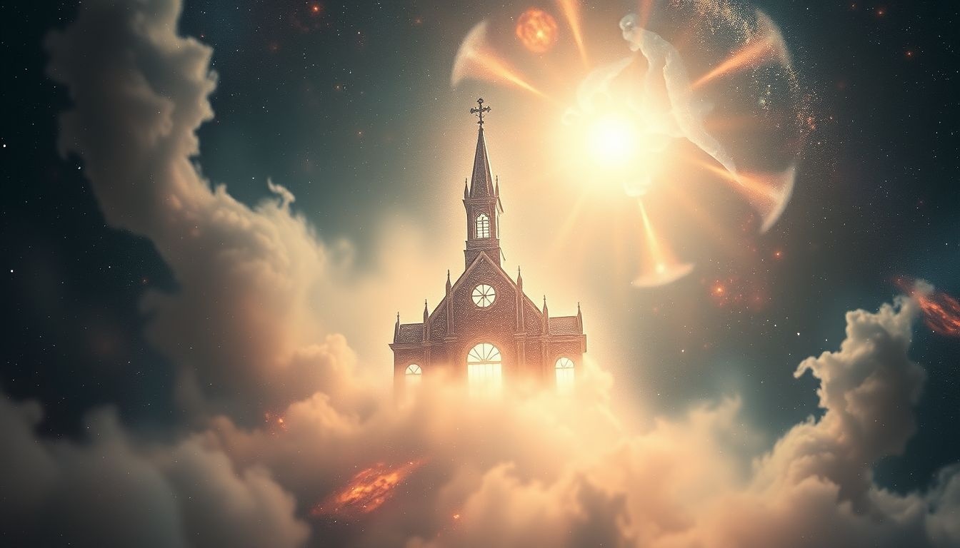 Canonisatie in onbekende kerk symboliseert innerlijke erkenning en groei.