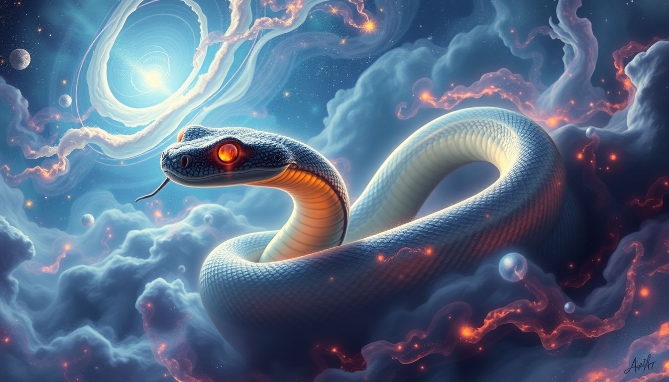 Een ontsnappende brilcobra symboliseert het ontwijken van confronterende situaties.