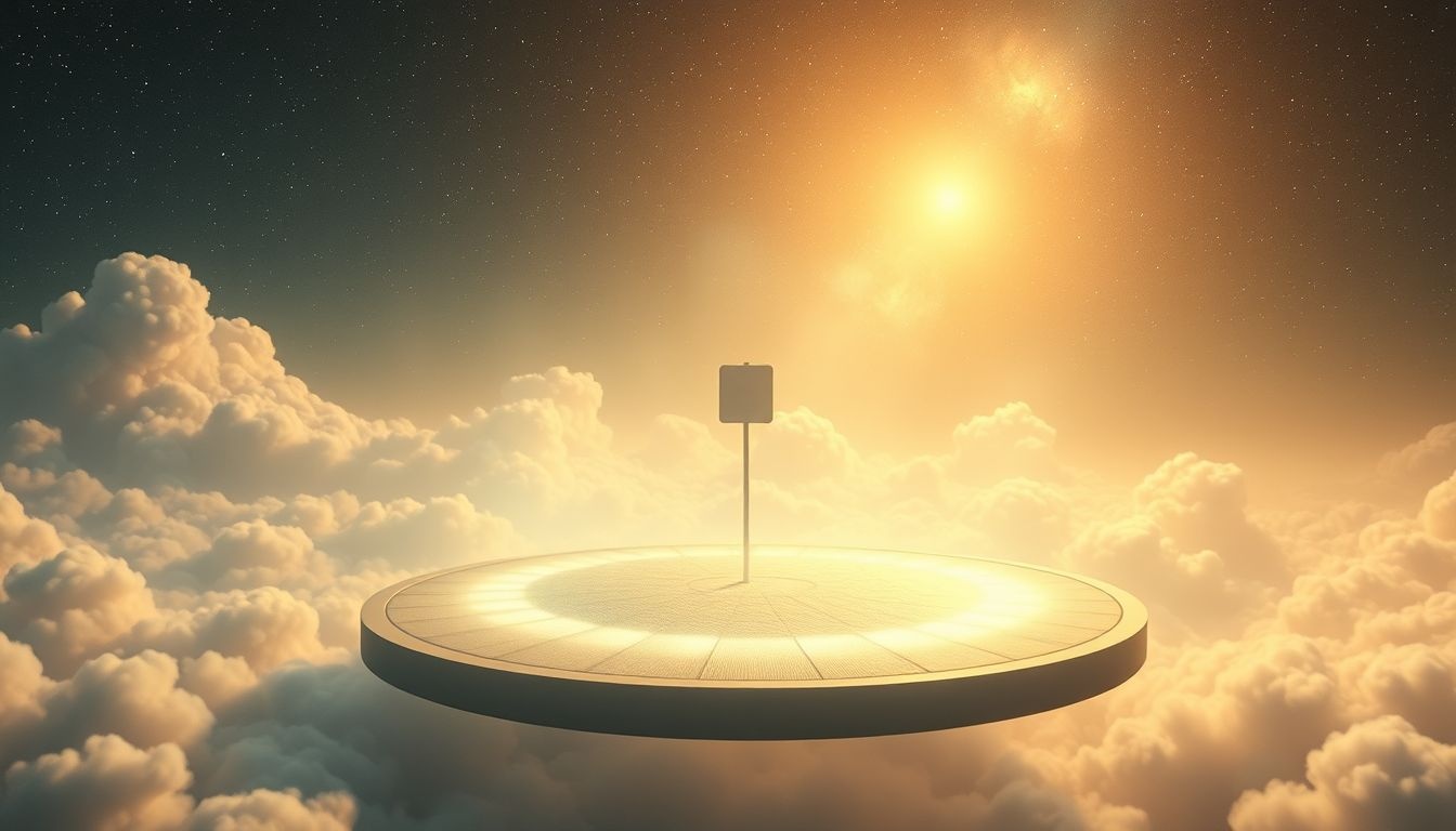 Een rotonde zonder borden symboliseert onzekerheid in keuzes.