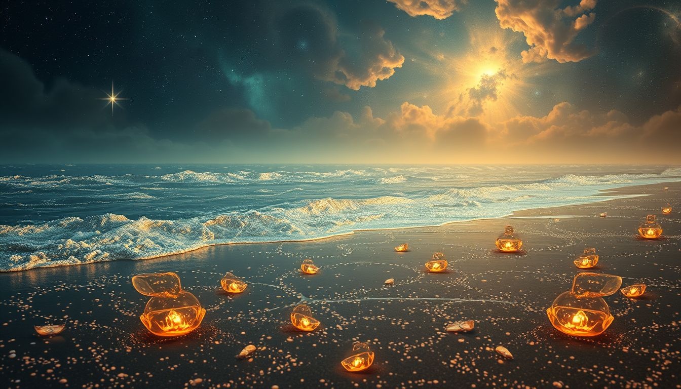 Dromen over een vuil strand waarschuwt voor emotionele vervuiling.