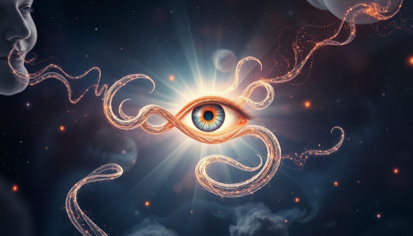 Een slang in je oog symbolizeert verborgen bedreigingen of inzicht.