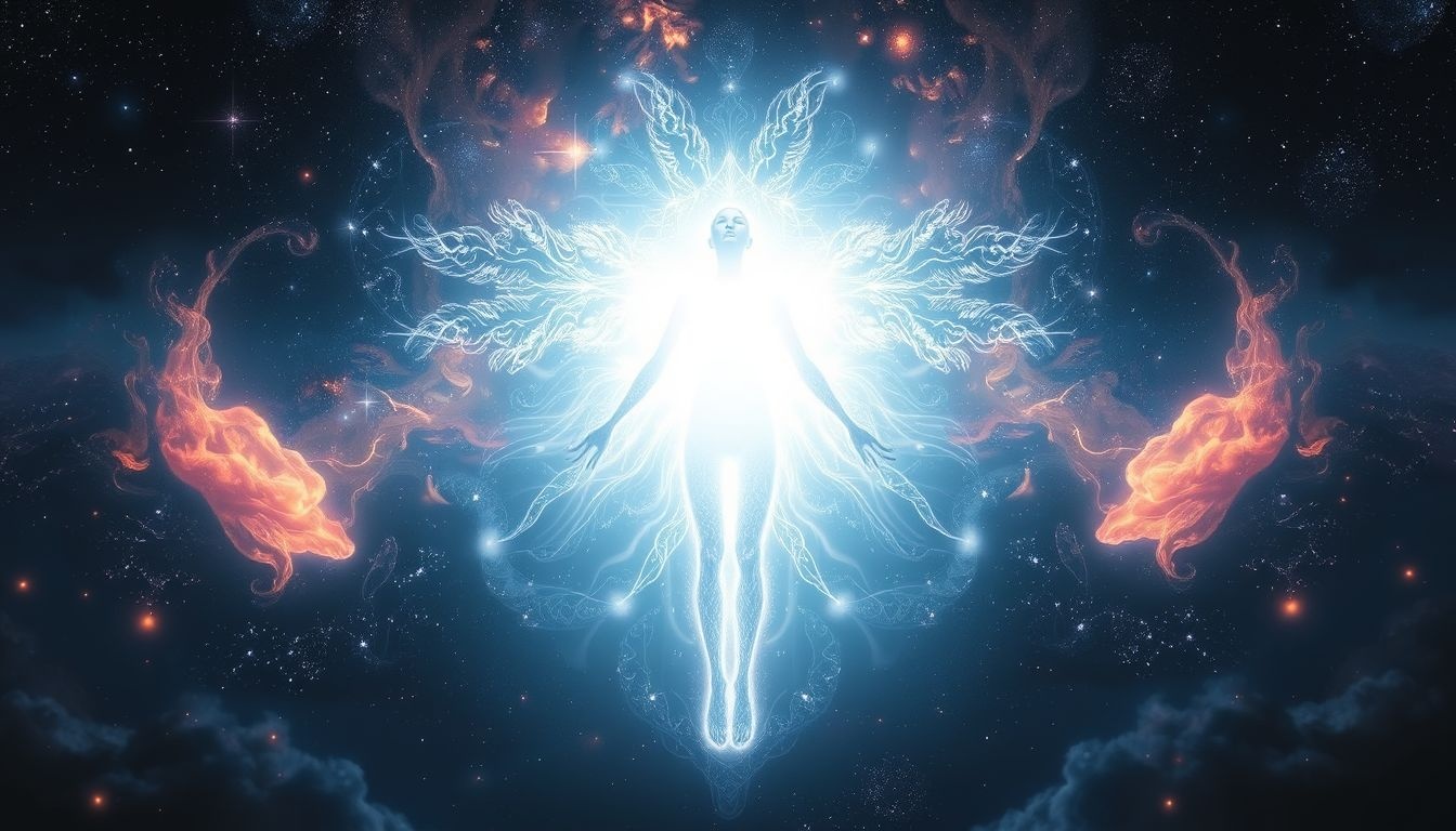 Het stralende lichaam van Christus symboliseert goddelijke zuiverheid en kracht.