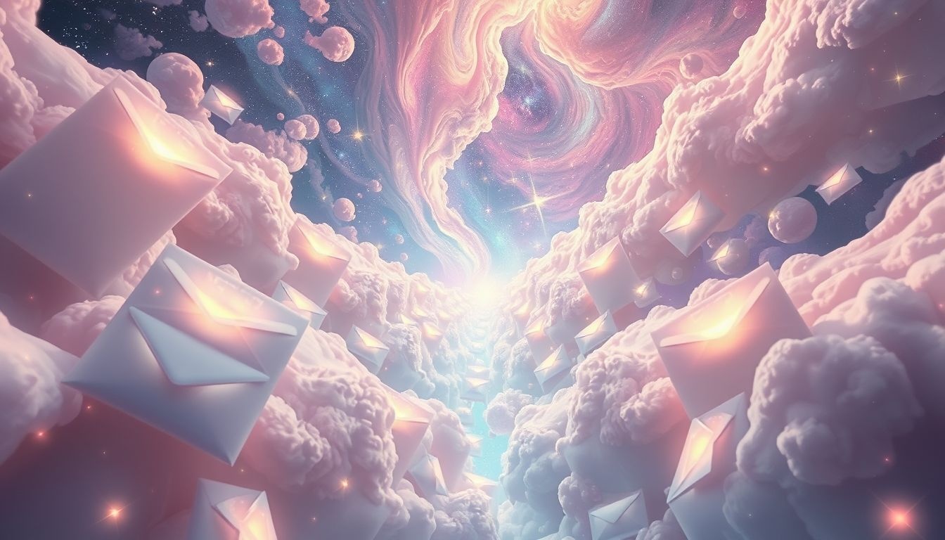 Dromen over e-mailstress weerspiegelt overweldigende dagelijkse communicatie.