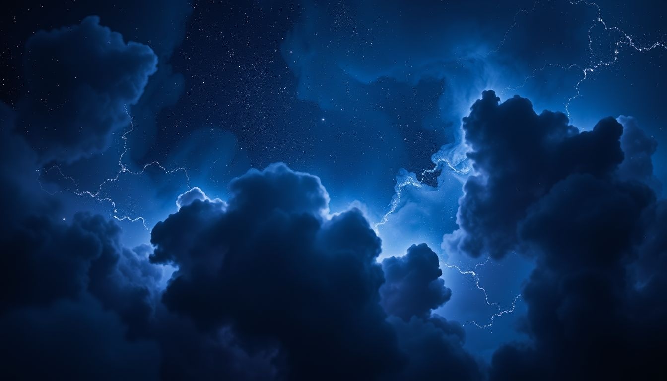 Dromen over een donkere nacht symboliseren vaak innerlijke onzekerheid.