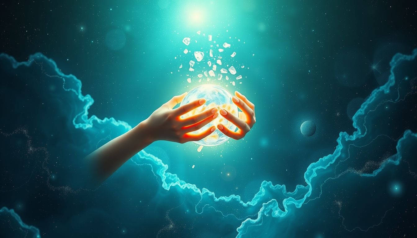 Schoonmaken van radioactieve plekken symboliseert het loslaten van innerlijke angst.