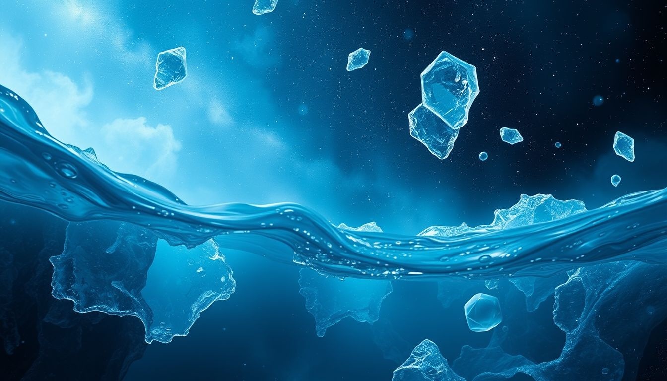 Diep, ijskoud water symboliseert vaak onderdrukte emoties en angst.