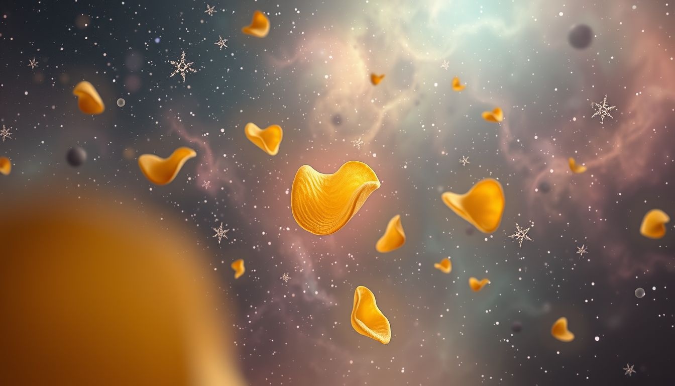 Droom 13 symboliseert verlies van genot door gemorste chips.