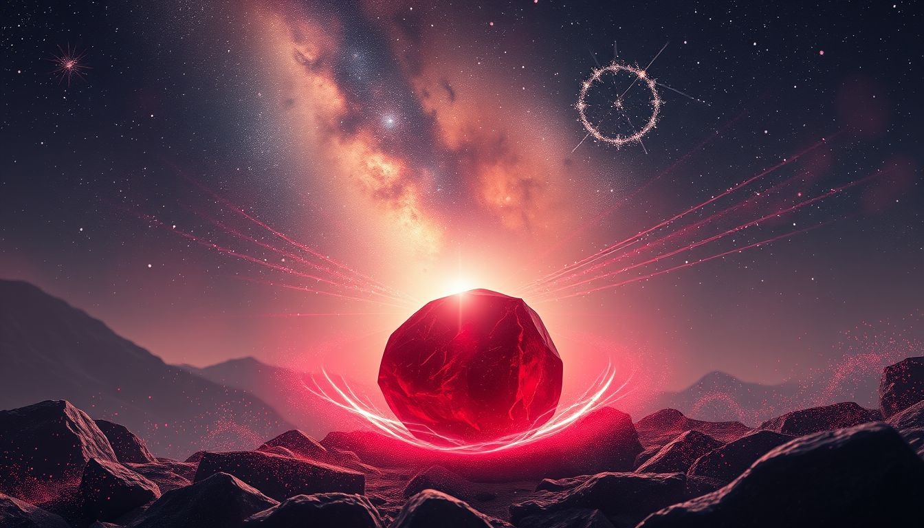 Bloedsteen in dromen symboliseert krachtige bescherming tegen negatieve energie.