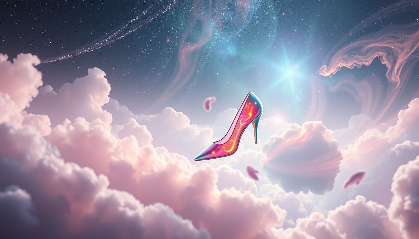 Dromen over regenboogkleurige schoenen symboliseert hoop en diversiteit.