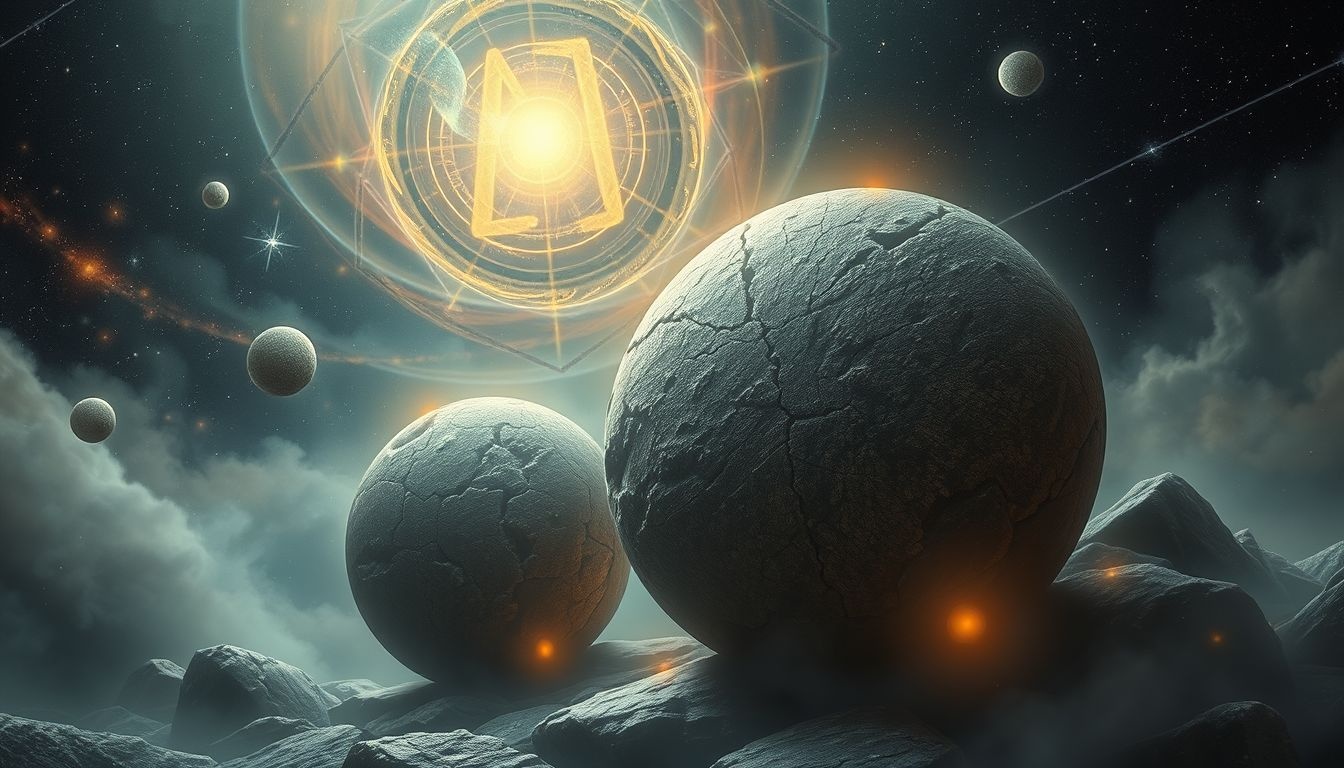 Dromen over oude molenstenen symboliseren verleden en verborgen wijsheid.