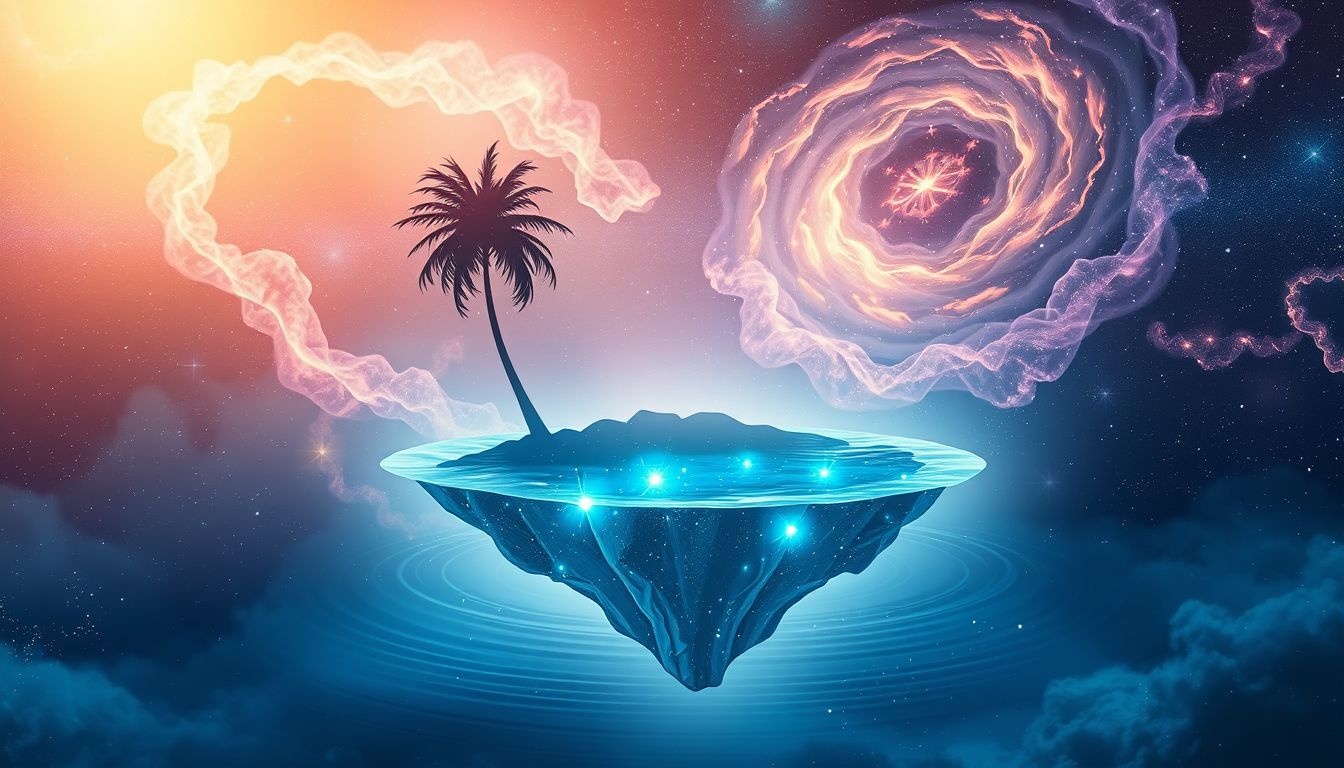 Een oase in dromen symboliseert innerlijke rust en spirituele groei.