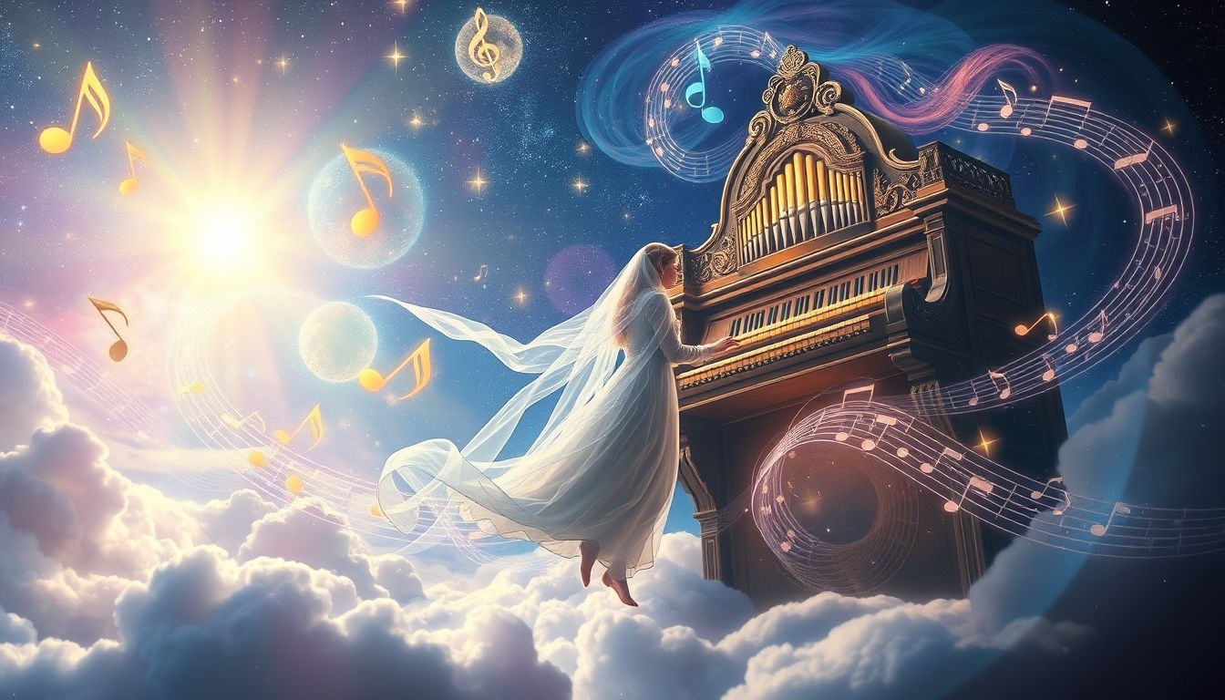 Een organist in je droom symboliseert emotionele begeleiding en harmonie.