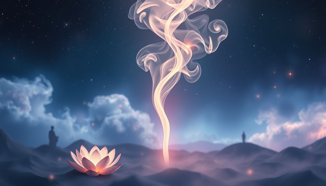 Wierook tijdens meditatie versterkt innerlijke rust en spirituele verbinding.