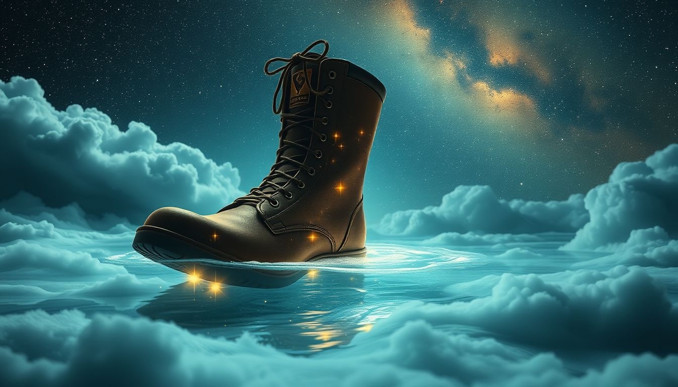 Volle berglaarzen symboliseren emotionele belemmeringen en stress in dromen.