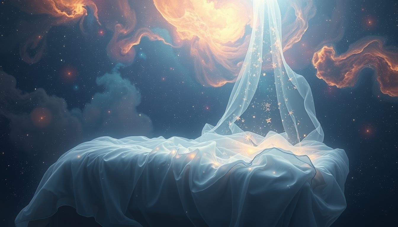 Een bovenlaken strijken symboliseert orde en controle herstellen.