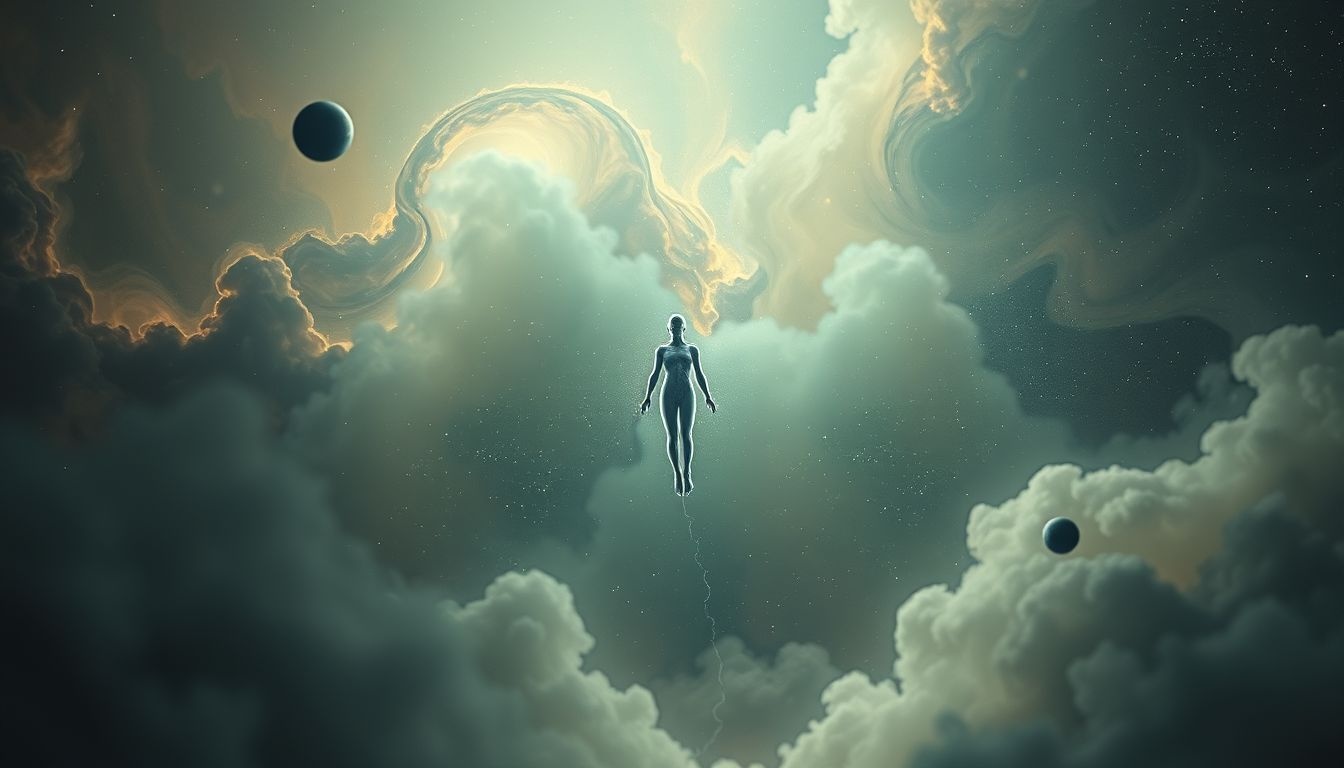 Angst in ruimte dromen symboliseert onzekerheid over onbekende uitdagingen.