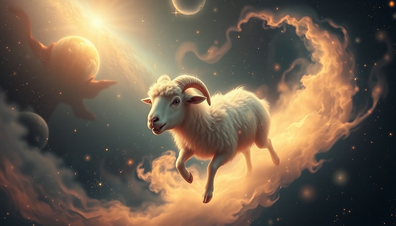 Een blèrend schaap achtervolgt je; angst voor confrontatie.