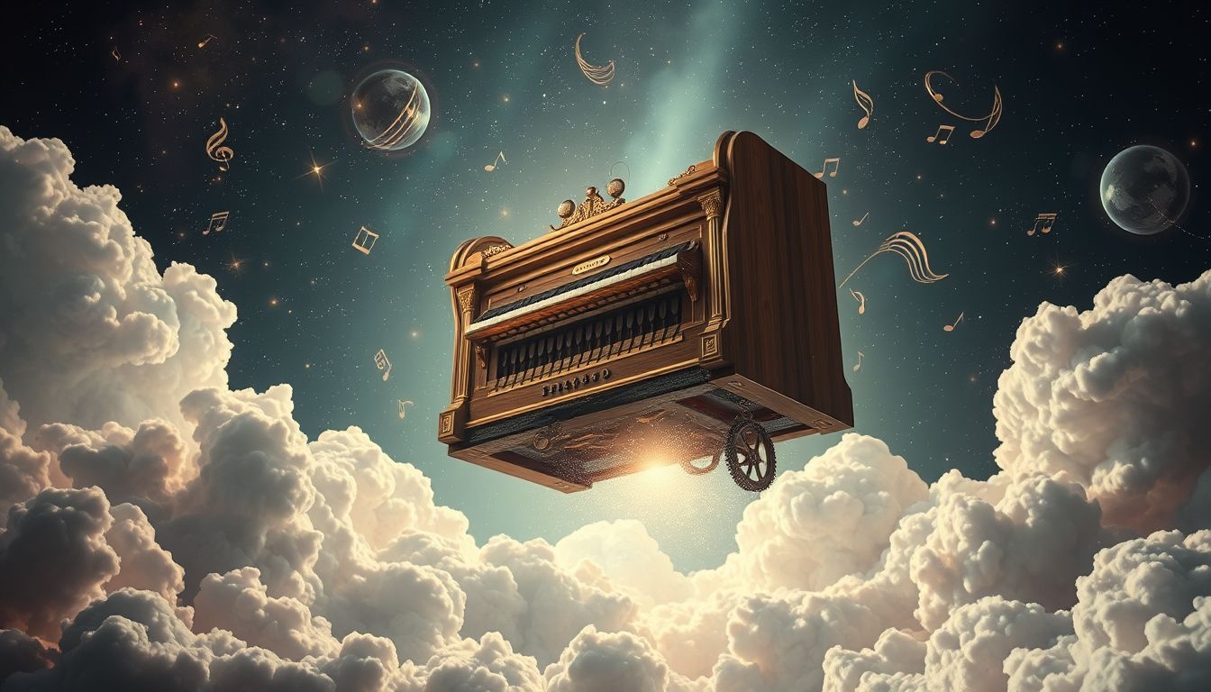 Een draaiorgel repareren symboliseert het herstellen van innerlijke harmonie.