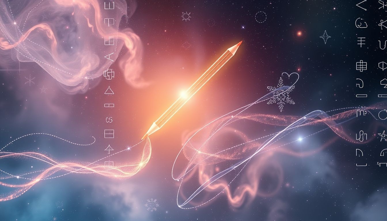 Dromen met een potlood schrijven symboliseert flexibele besluitvorming en creativiteit.