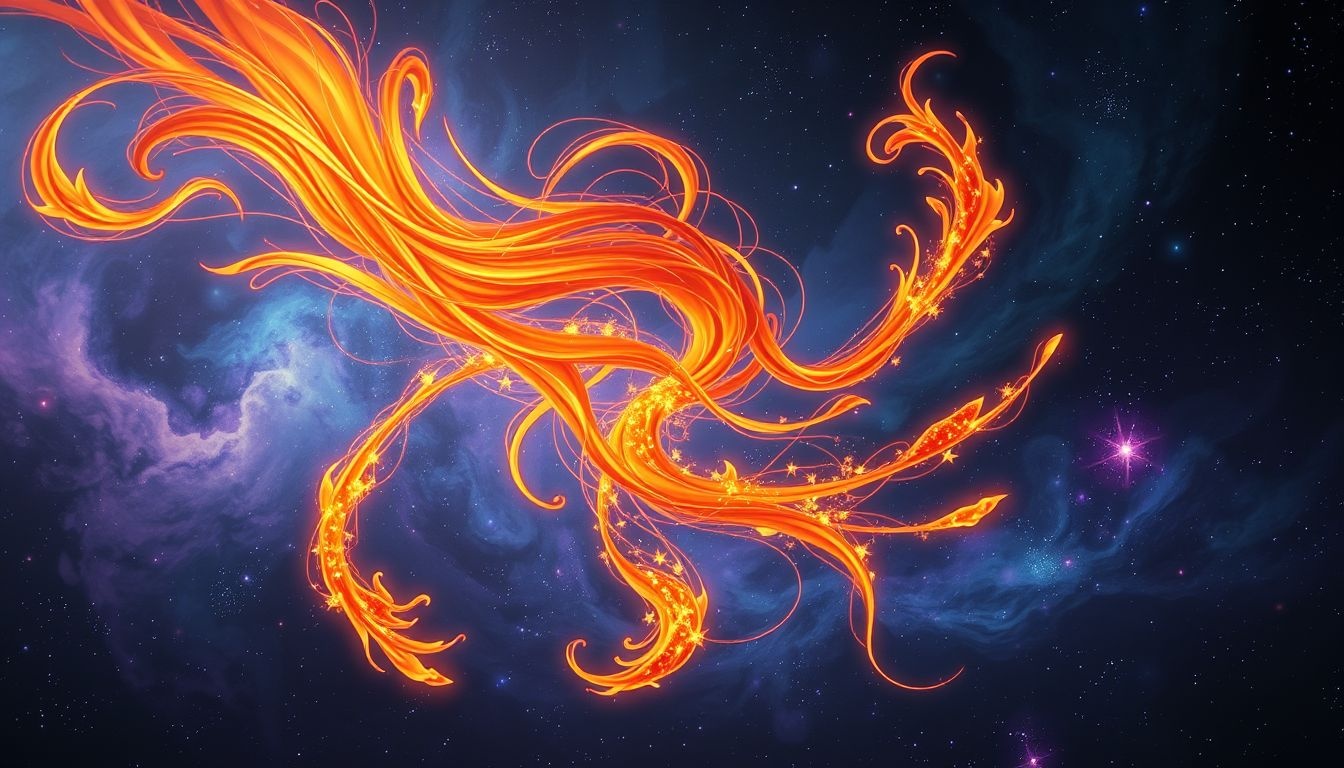 Dromen over oranje haar symboliseren creativiteit en vurige passie.