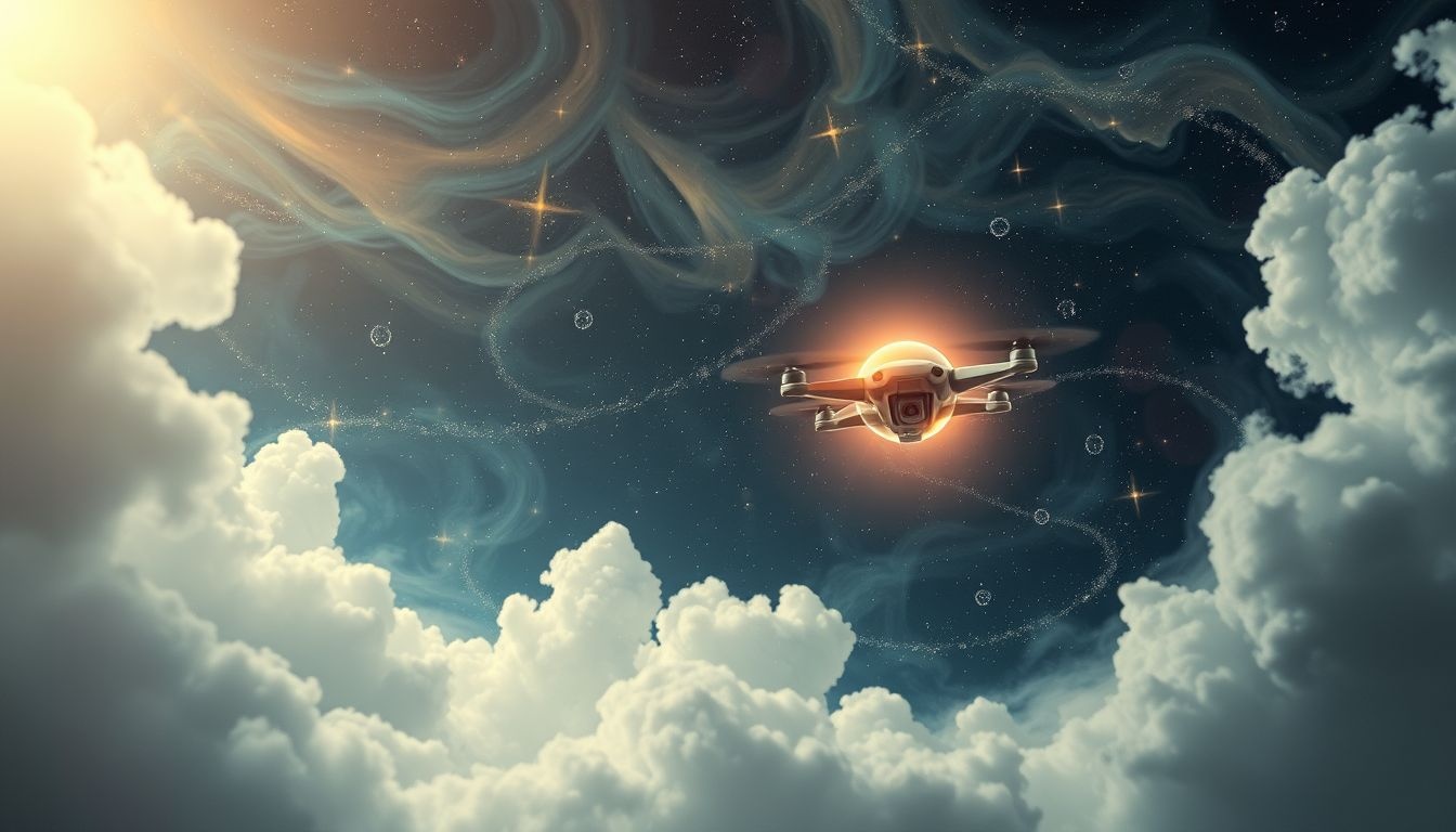 Dromen over drones symboliseren controle over je eigen perspectief.