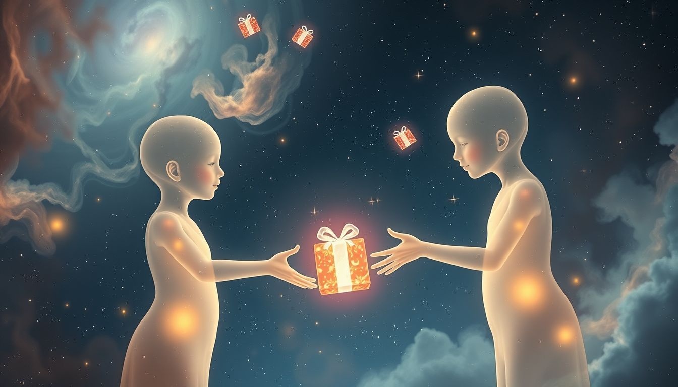 Een cadeau van een broer symboliseert onverwachte emotionele steun.